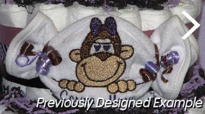 monkey (2).JPG - Monkey Girl Embroidery